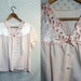 SALE upcycled vintage pink womens size small to medium night shirt