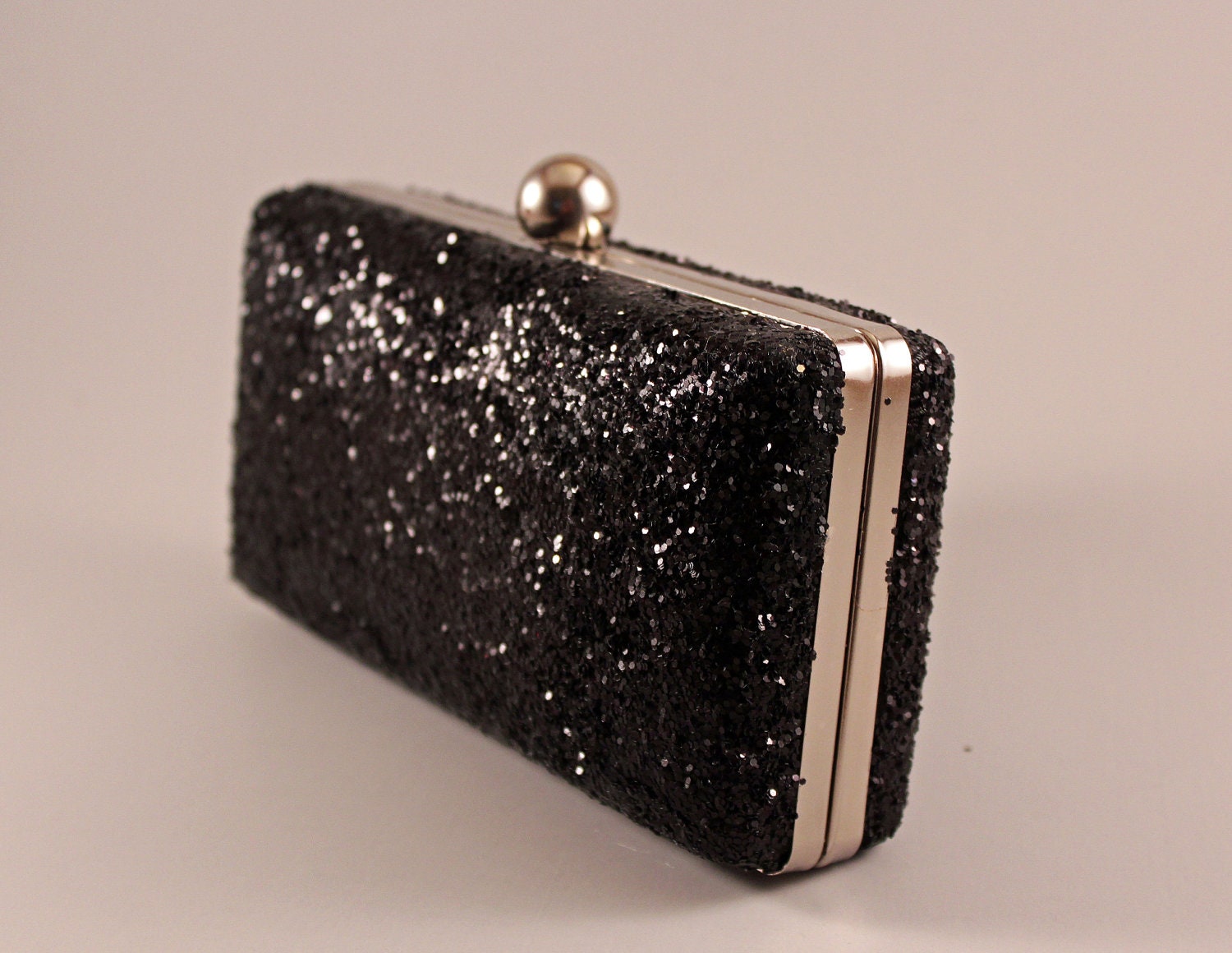 black minaudiere clutch