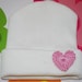 infant hat- baby hat- newborn hat- its a girl- baby girl- little sister- pink bow- baby bow- infant bow- pink rose