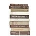 Beige brown Soft White 10 Book Collection interior design Fall Feeling Vintage Book decor