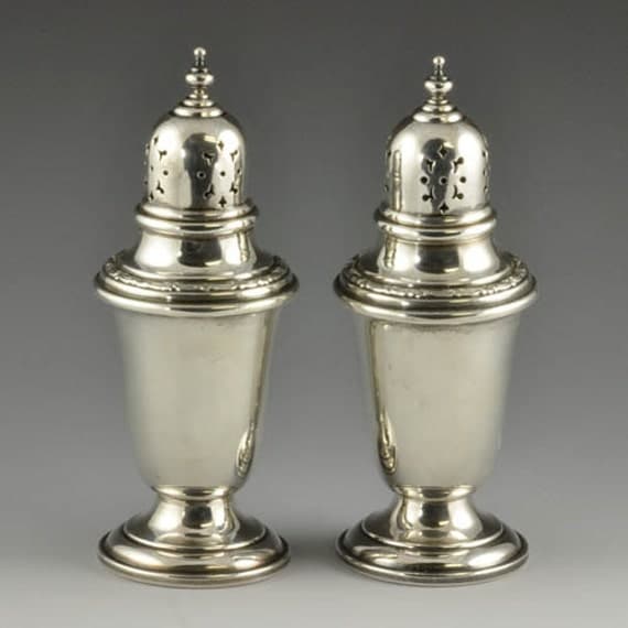 Vintage Sterling Salt and Pepper Shakers Gorham