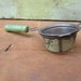 Vintage Green Handle Kitchen Collectible Strainer Primitive Kitchen Decor
