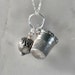 Thimble and Acorn Kisses Necklace Peter Pan and Wendy In Sterling Silver