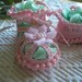 Pink Pearled Baby Girl Booties / Sandals / Girly Girl