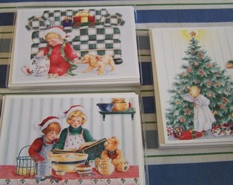 Vintage PAPER MAGIC GROUP Boxed Christmas Cards in