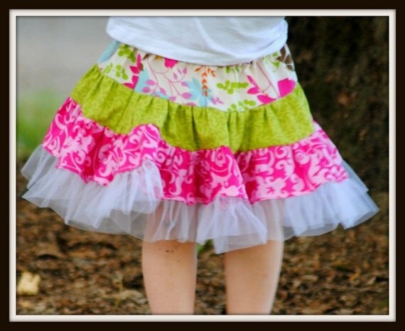Pdf Skirt Sewing Pattern Toddler Baby Girls Children