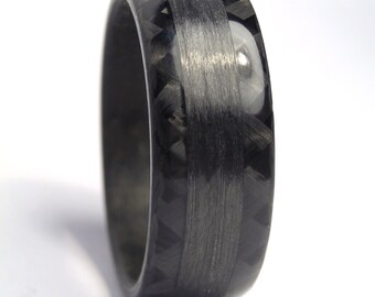 carbon wedding ring