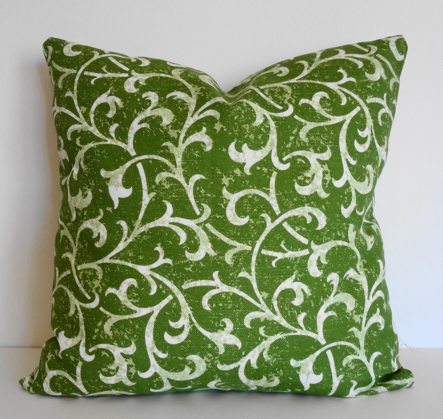 Green Decorative Pillow Cover Chartreuse Green by pillows4fun