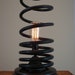 Upcycled Vintage Automotive Suspension Spring Lamp