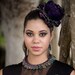 Purple Fantasy Mini Hat Fascinator
