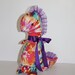 SALE Tie Dye Girly Dinosaur, Christmas Stocking or Baby Shower Plush Softie