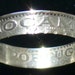 Silver Coin Ring 1954 Mozambique 10 Escudos - Ring Size 9 1/2 and Double Sided