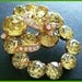 Reserved Maggie: Vintage EISENBERG Brooch Pin Tiered Green Glass Rhinestones Art Deco 2" EX