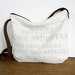 Recycled Sugar Sack Cross Body Bag