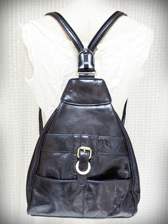 Aurielle backpack purse Designer black backpack organizer