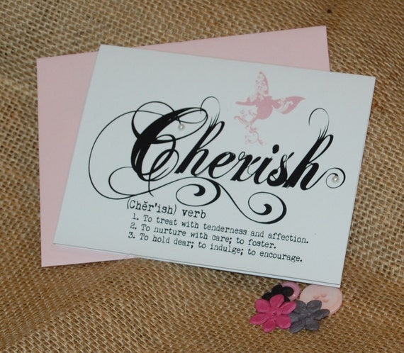 items-similar-to-greeting-card-definition-of-cherish-with-pearls-on