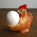 Vintage Chicken with Egg Salt and Pepper Shakers