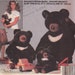 Teddy Bear Pattern McCalls 8865 Uncut