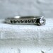 Simple Classic Vintage 14K White Gold Diamond Engagement Ring.