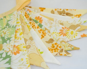 Pretty Vintage Party Bunting - SUMMER MEADOW - The perfect decoration for Showers, Weddings and Summer Parties