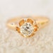 RESERVED /// 1800s Antique jewelry / 0.5 carat Diamond ring / 14k gold engagement ring /// VICTORIAN PRINCESS