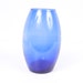 Vintage Cobalt Blue Vase Glass Container Art Glass Centerpiece