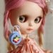 Vintage Cherry Sweet Plastic doll purse handbag - perfect for Blythe, Pullip, and Barbie