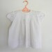 Vintage White Cotton Baby Dress