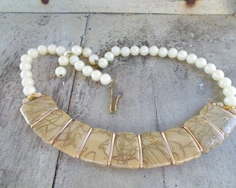 Faux Pearl Necklace