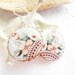 SALE - Vintage flower earrings