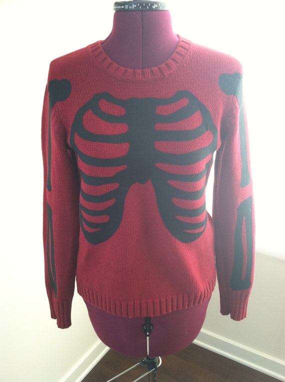 skeleton sweater