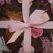 butterfly baby blanket pink and brown toddler blanket lap blanket