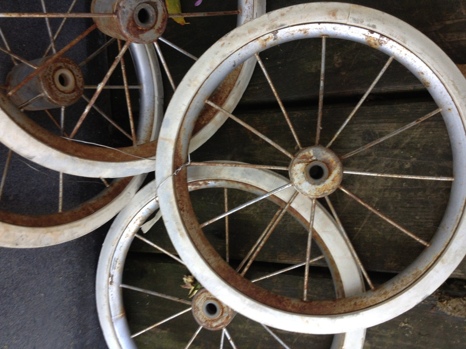 antique baby carriage wheels