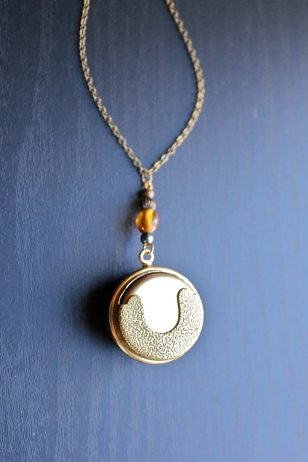 Vintage Coin Holder Necklace Upcycled Jewelry Coin by CrucibleCrow