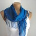 Blue Scarf Woman Scarves Summer Scarf Cotton Scarf