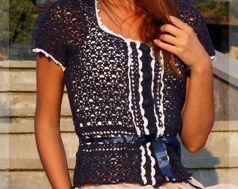 MADE TO ORDER Crochet blouse . Royal blouse . Kate Middleton style . Inspired by Kate Middleton