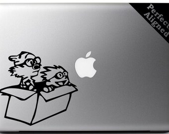 Vinyl Decal - Calvin & Hobbes inspired decal for Macbooks, Laptops, Cars, etc...