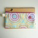 Circles Pencil Case with Camera Zipper Pull