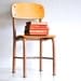 Mid Century Child's Chair - School Desk Chair - Wood and Metal