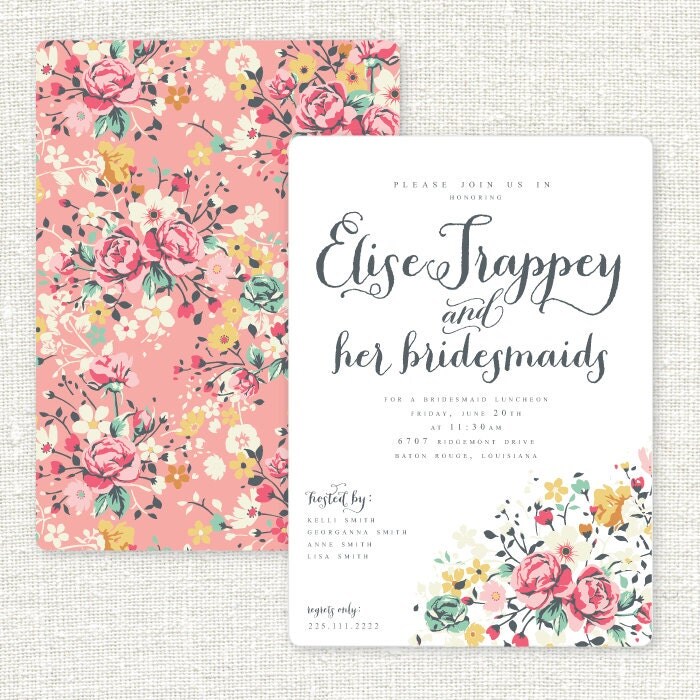 Bridesmaid Brunch Invitations 3