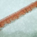 1 yard of 3/4 inch burnt orange ruffled chantilly lace, raschel lace for bridal, halloween, baby, lingerie by MarlenesAttic - QJ