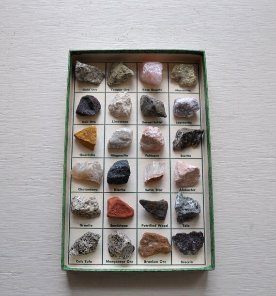 Vintage 60s Rock and Mineral Collection