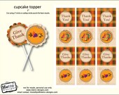 Instant Download - Thanksgiving Toppers/Favor tags Il_170x135