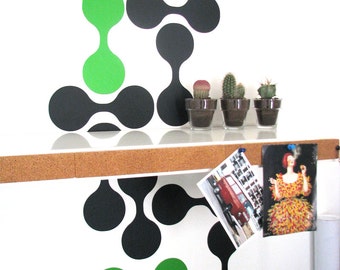 Vinyl Wall Decal Pattern, Graphic Decals, Wall Stickers, Home, Office Decoration - ID651