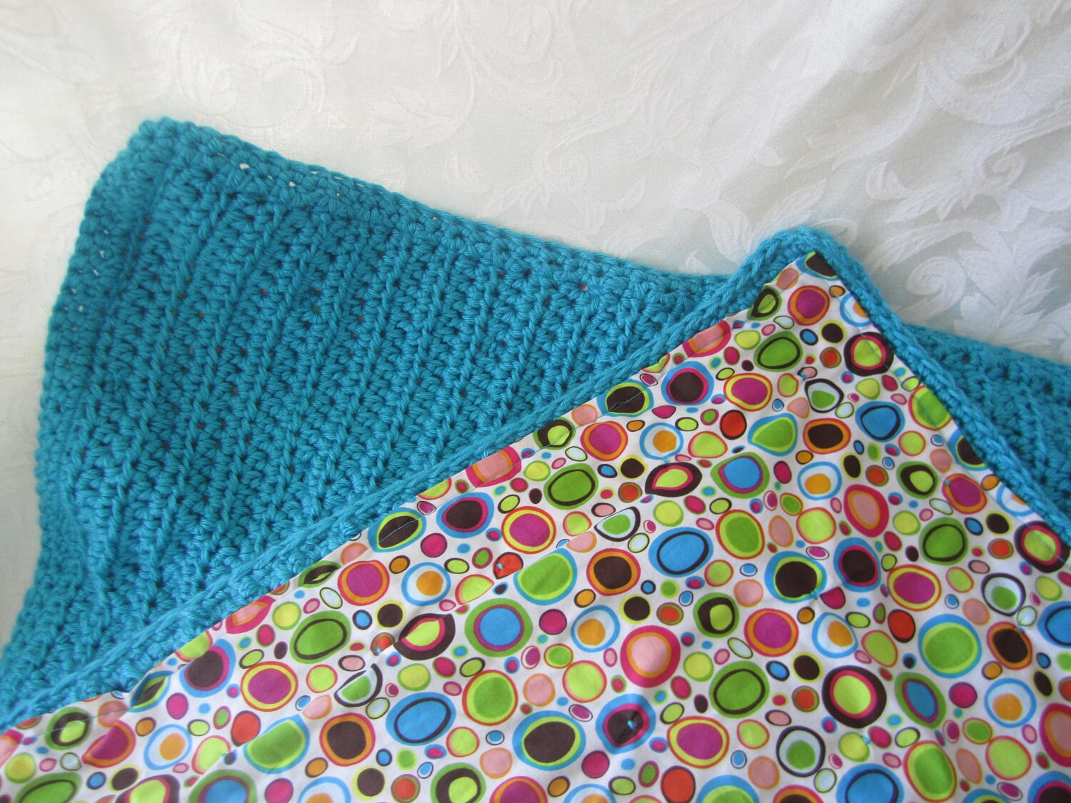 Ready to Ship Double Sided Crocheted baby by thecraftyconnick