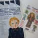Daisy Kingdom fabric Panel American Girl sewing Pattern Dress Simplicity Elain Heigl design doll