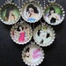 Katy Perry Bottle Cap Party favors (6) / your choice of images