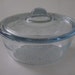 Fire King Sapphire Blue Small Casserole Dish Individual Baker with Lid