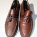 Reserved Playboy JARMAN slip on Mens Shoes Loafer Style with Tassel Sz 12 Brown