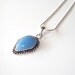 Daydreamer - Necklace, Blue Chalcedony, Pendant, Blue, Autumn Jewelry, Fall Fashion, Woman''s Jewelry
